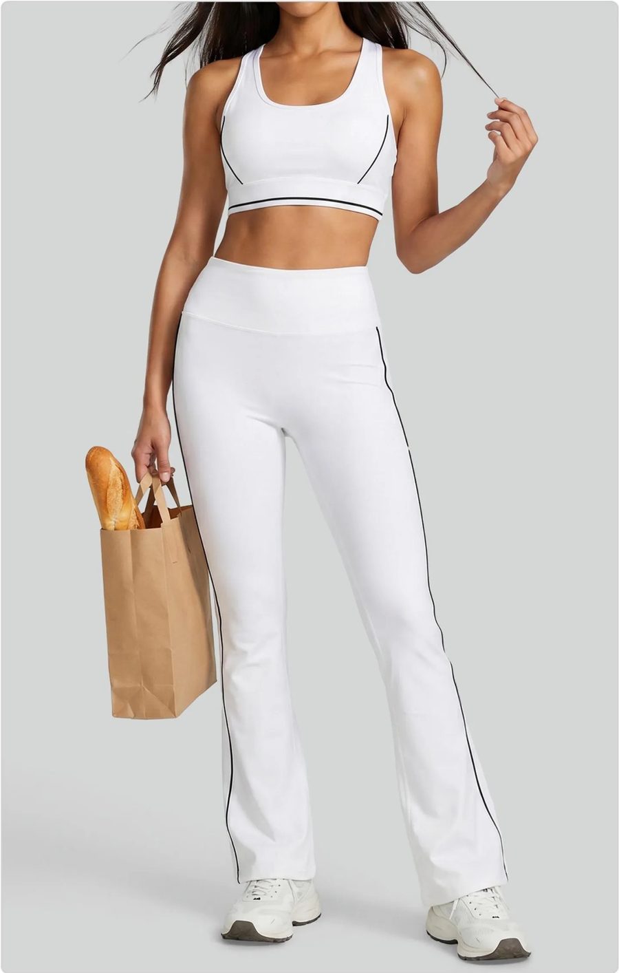 Piped Flare Leggings