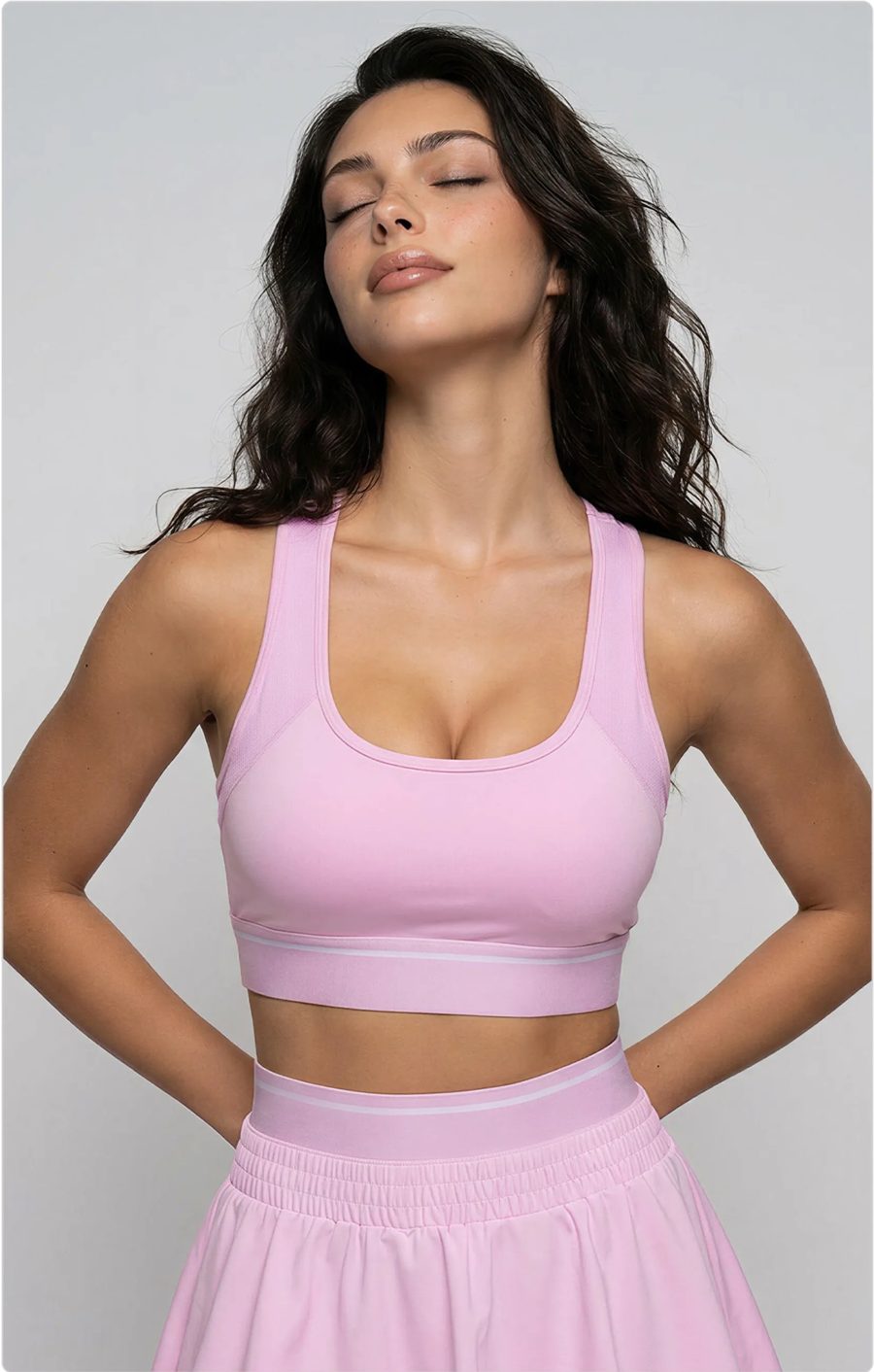 Banded Racerback Sports Bra