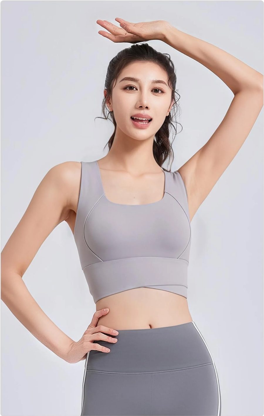 Longline Square-Neck Bra