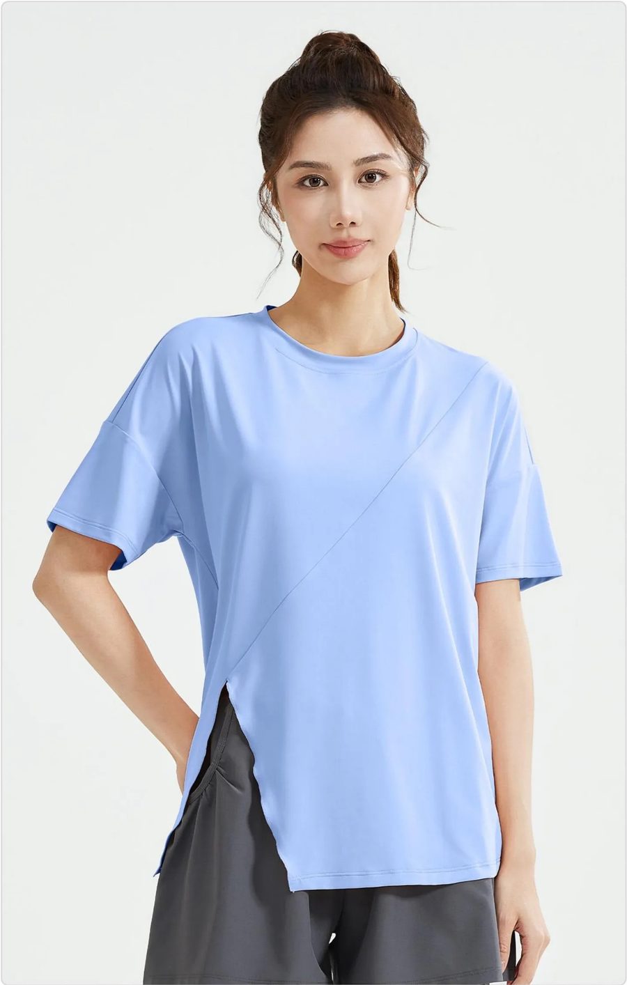 Oversized Side-Slit Tee