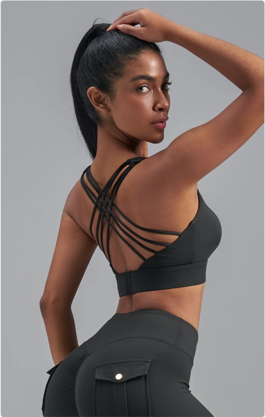 Multi-Strap Back Sports Bra